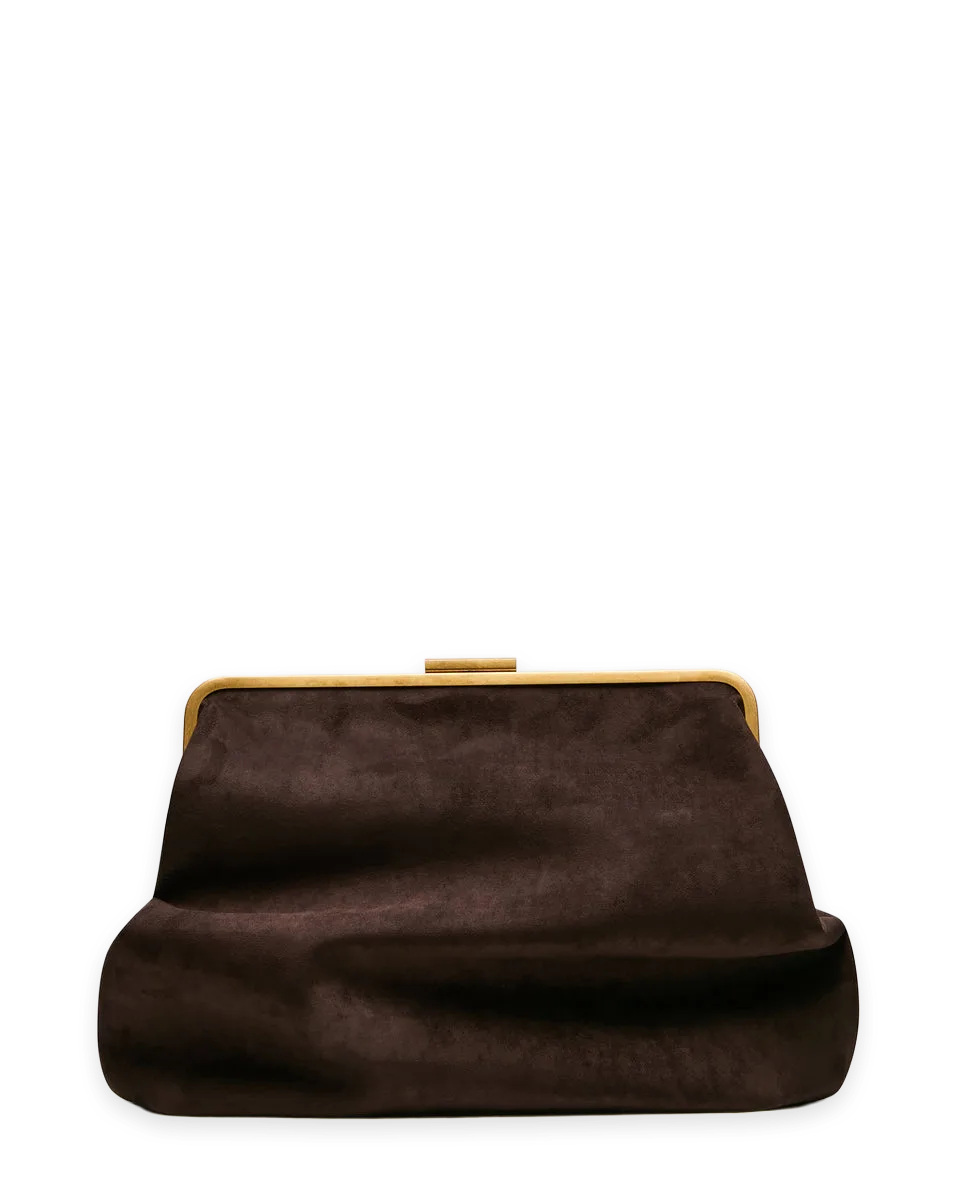 Steve Madden SEFINA BAG BROWN SUEDE