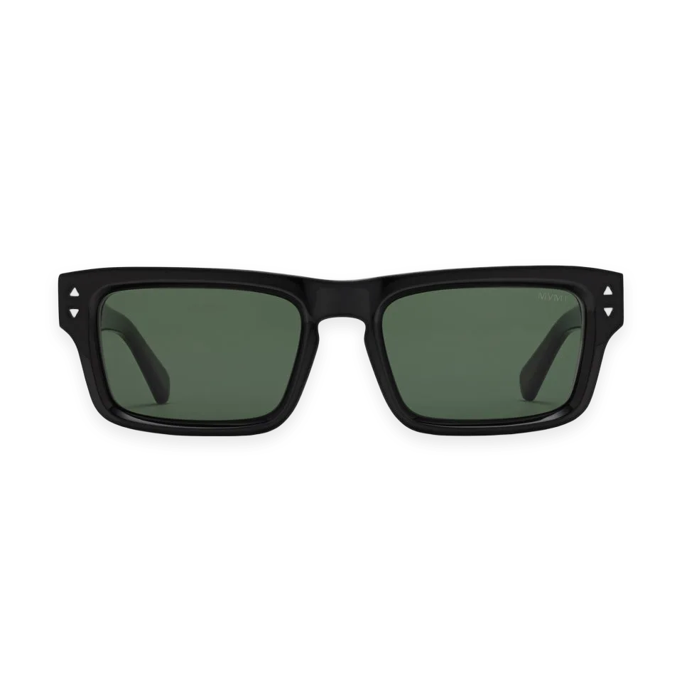 MVMT Del Mar Rectangle Sunglasses Black