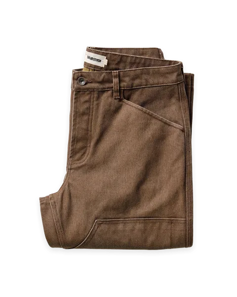 Taylor Stitch The Chore Pant in Aged Penny Chipped Canvas
