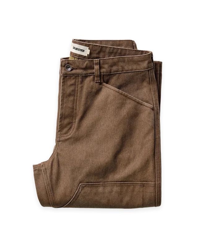 Taylor Stitch The Chore Pant in Aged Penny Chipped Canvas