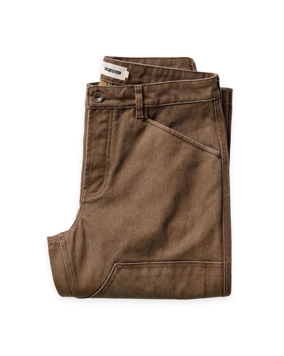 Taylor Stitch The Chore Pant in Aged Penny Chipped Canvas