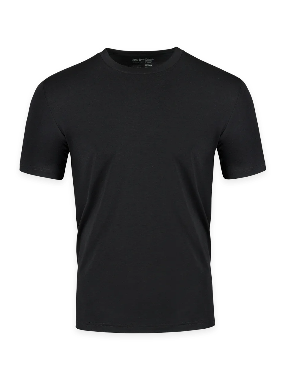 Fresh Clean Threads Black Performance Cool Crew