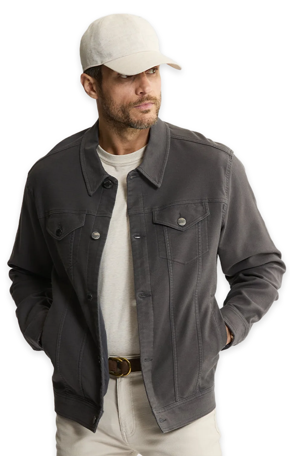 Jachs NY Vandam Twill Trucker Jacket