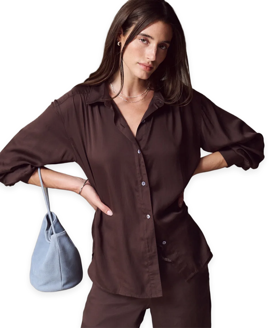 Marine Layer Bella Better-than-Silk Button Down
