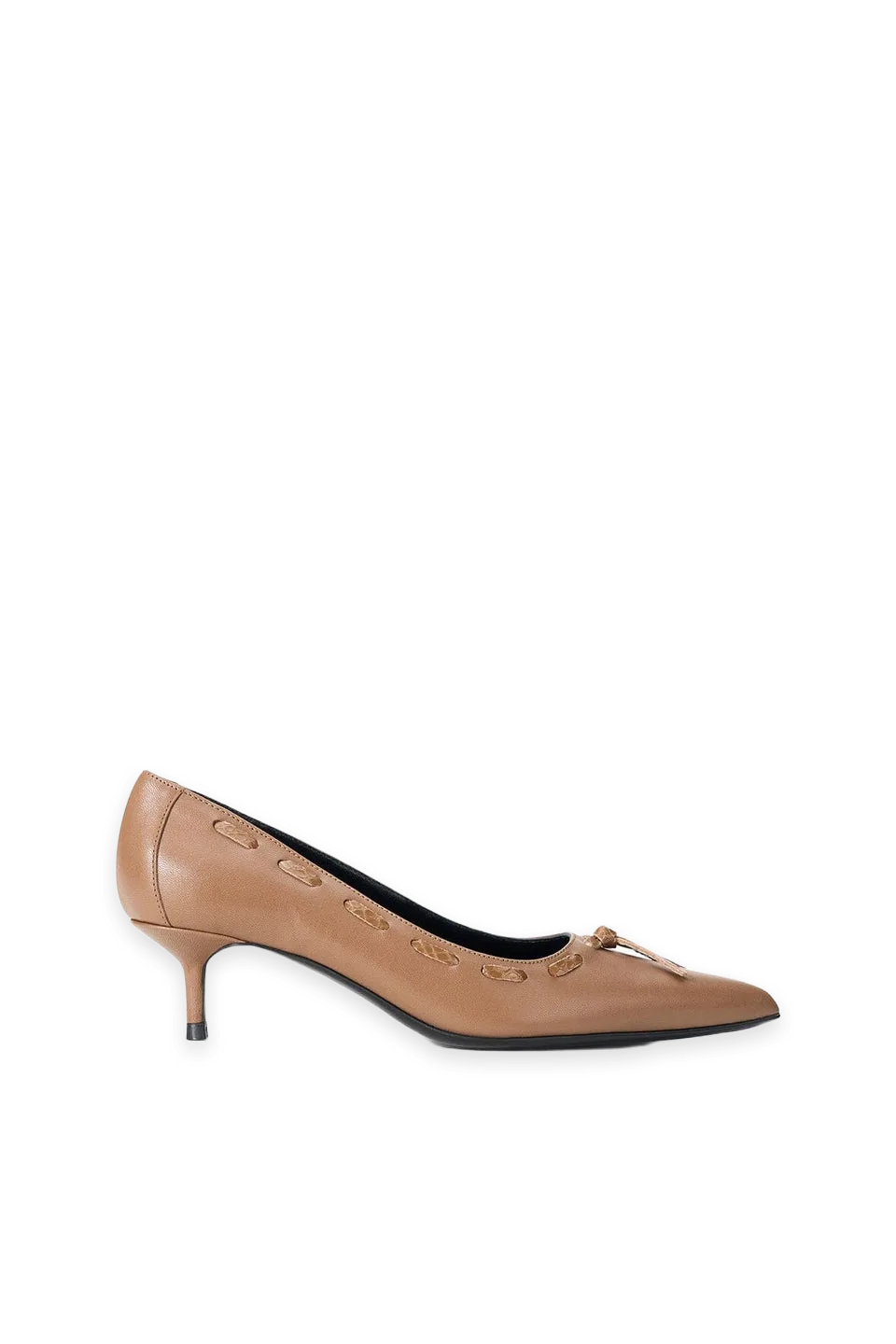 Staud Sebastian Kitten Heel Pump · Husk