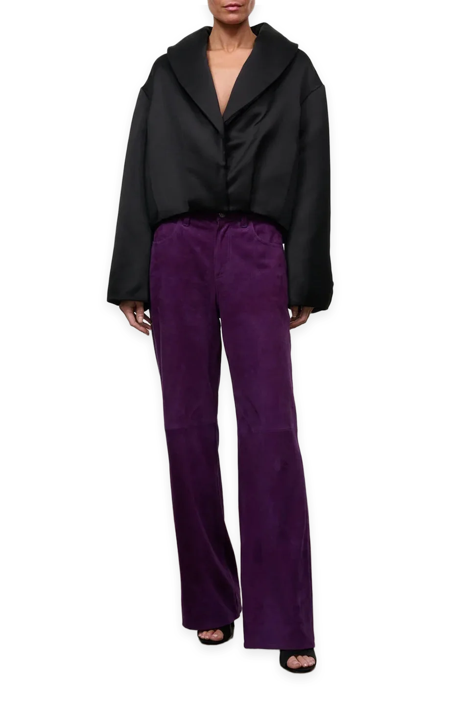 Staud Gus Suede Pant