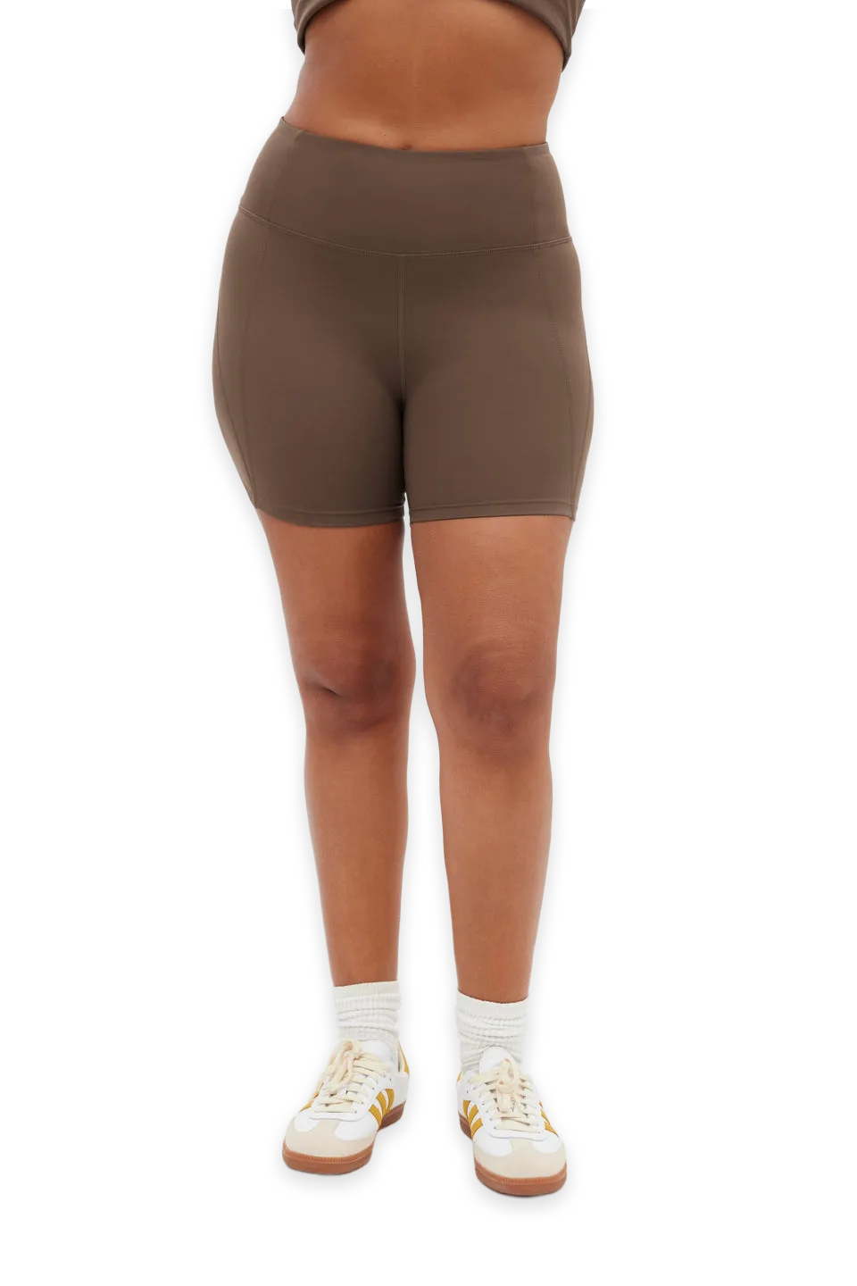 Girlfriend Collective Café High-Rise Run Short