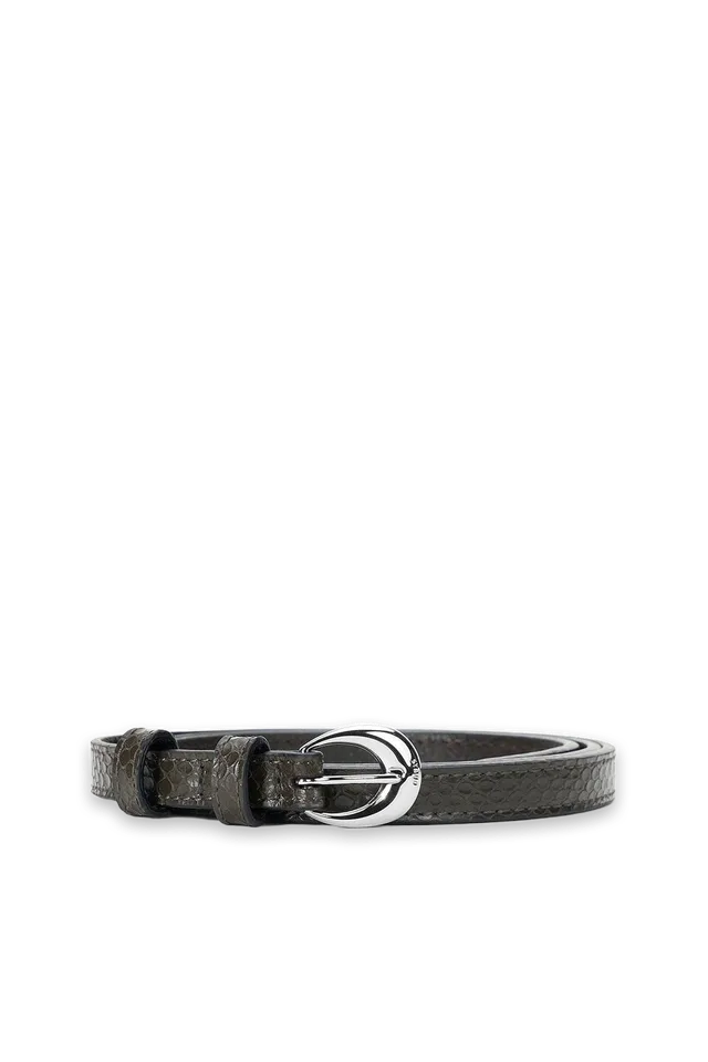 Staud Slim Moon Buckle Belt · 13mm