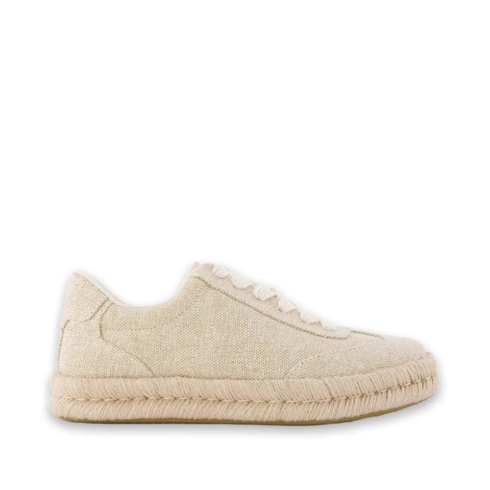 TOMS Womens Jesse Espadrille Sneaker Champagne Sparkle