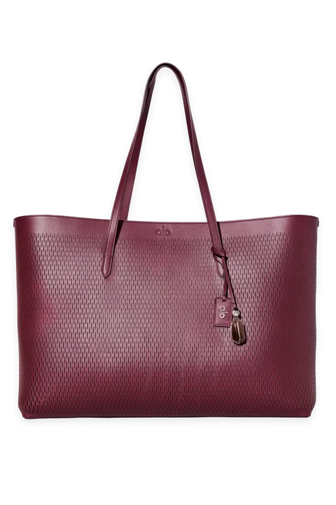 Alo ALO Leather Mesh Tranquility Tote