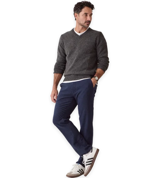 Marine Layer Saturday Houndstooth Chino · Slim Straight
