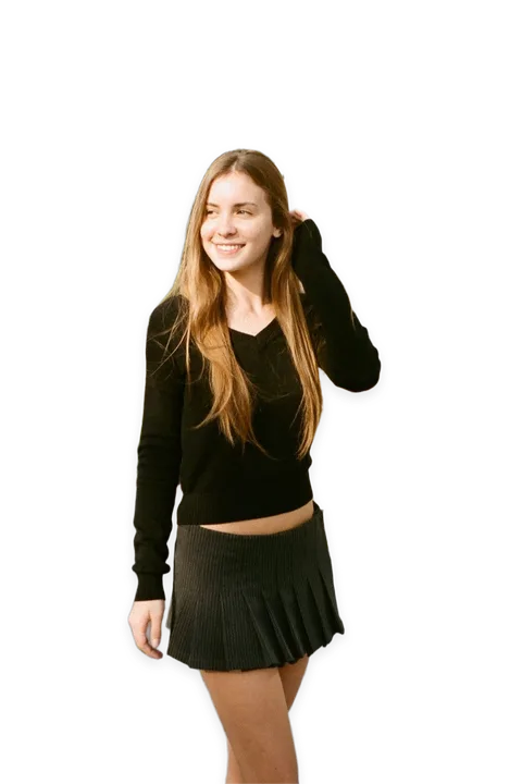 Brandy Melville Tania V-Neck Sweater