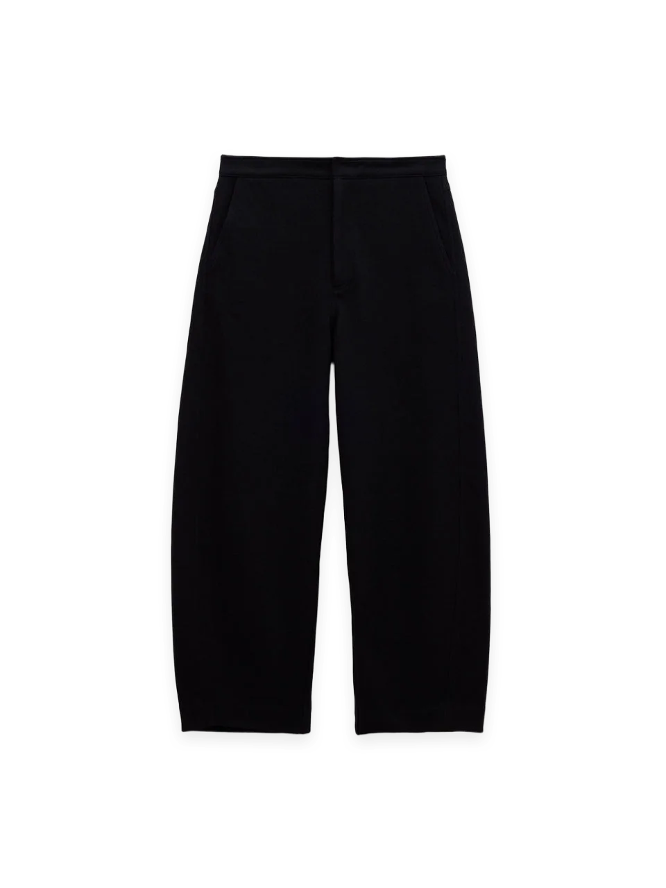 Pangaia Mens Wool Jersey Trousers—Black