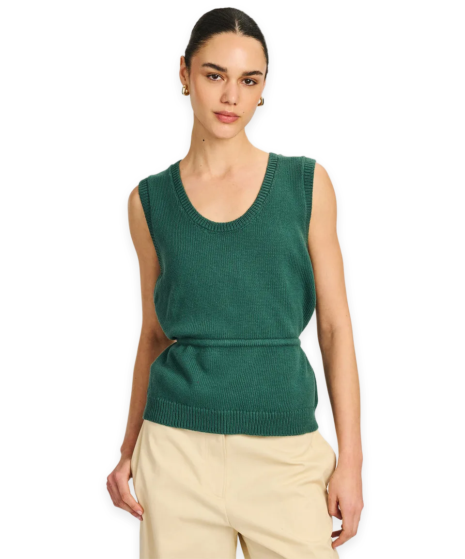 Naadam Cotton Belted Tank