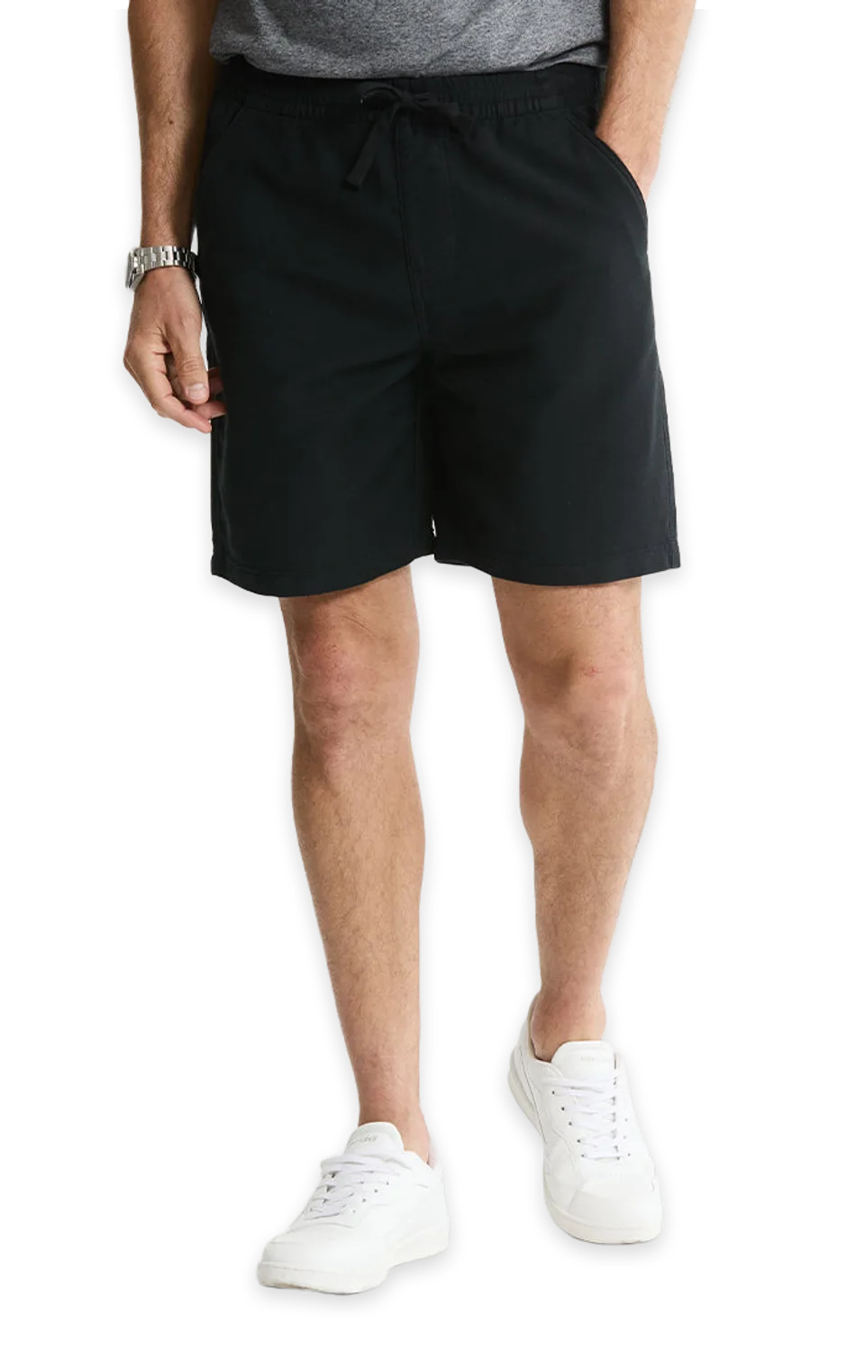 Jachs NY Cotton Twill Drawstring Shorts