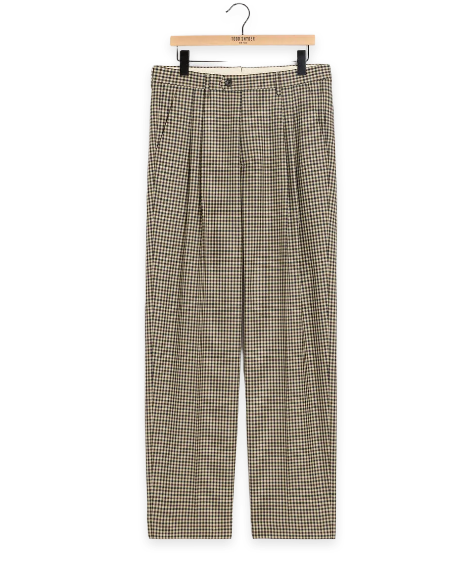 Todd Snyder Italian Wool Gingham Wythe Trouser