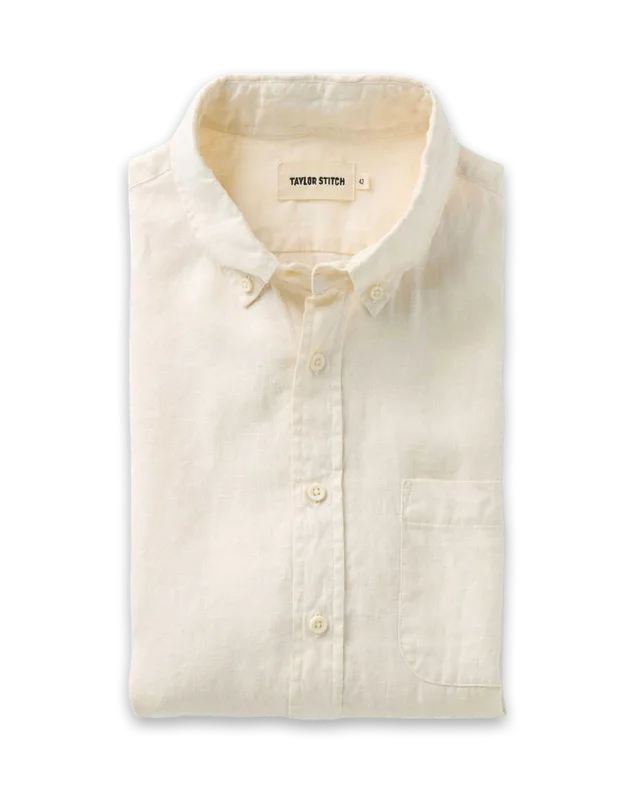 Taylor Stitch The Jack in Vintage White Linen