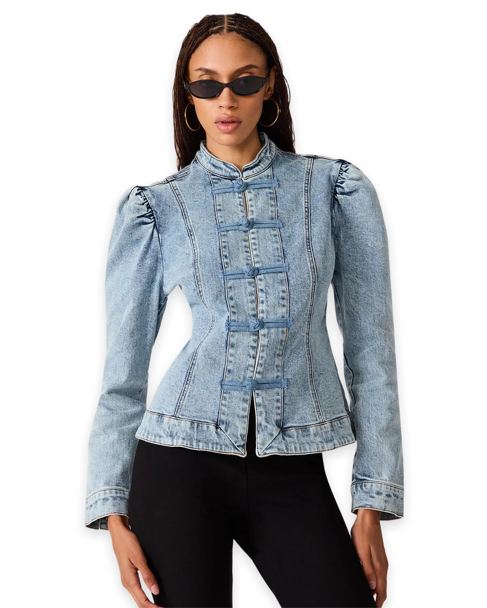 Steve Madden ABERDEEN TOP VINTAGE BLUE