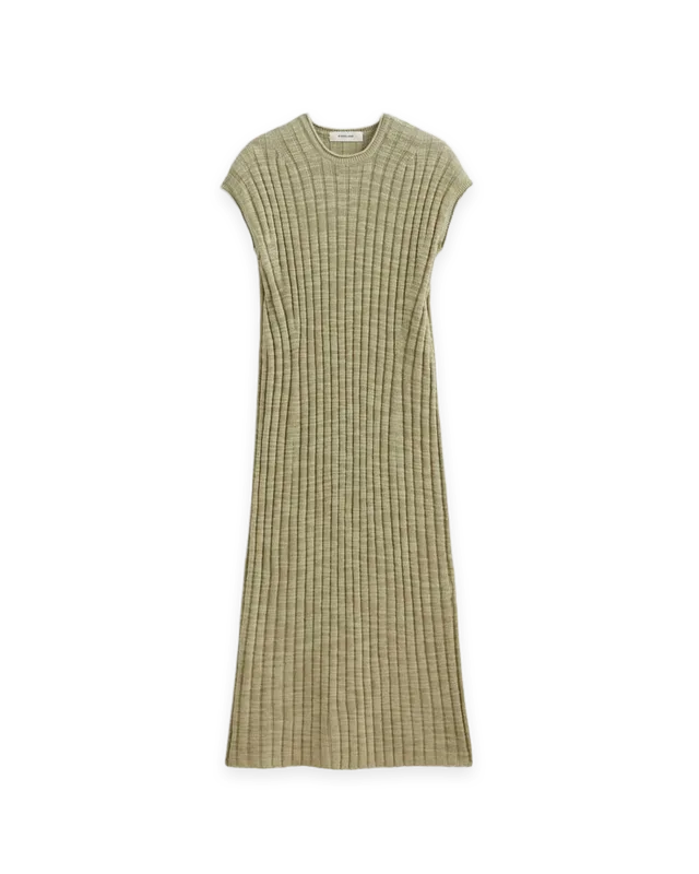 Everlane The Column Dress in Cotton Linen