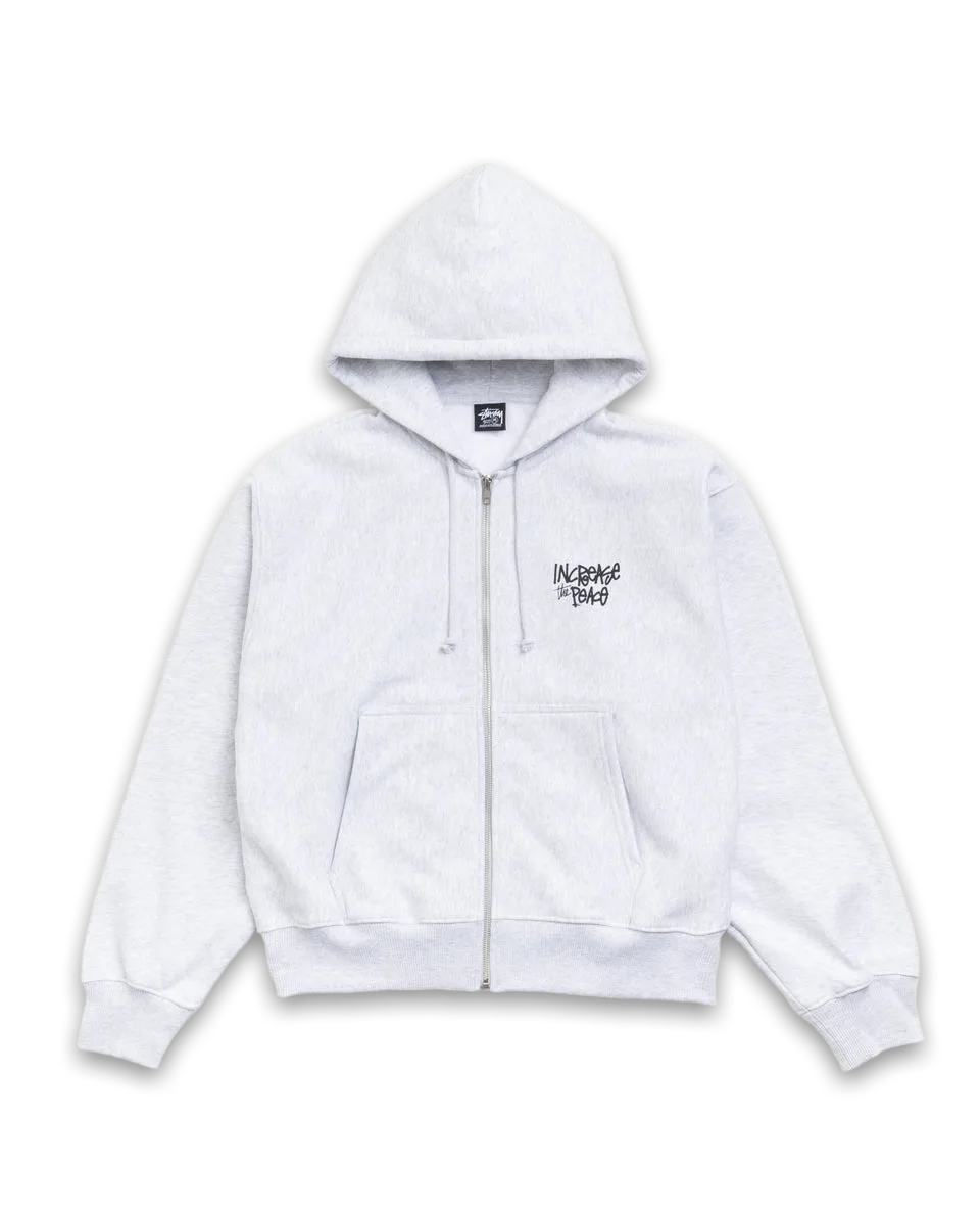 Stüssy PEACE INCREASED ZIP HOODIE