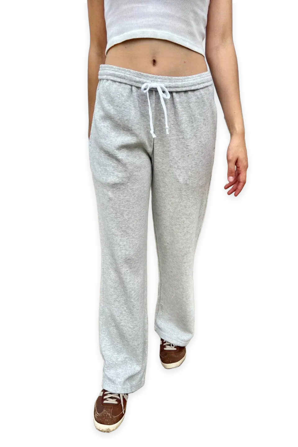 Brandy Melville Anastasia Waffle Sweatpants