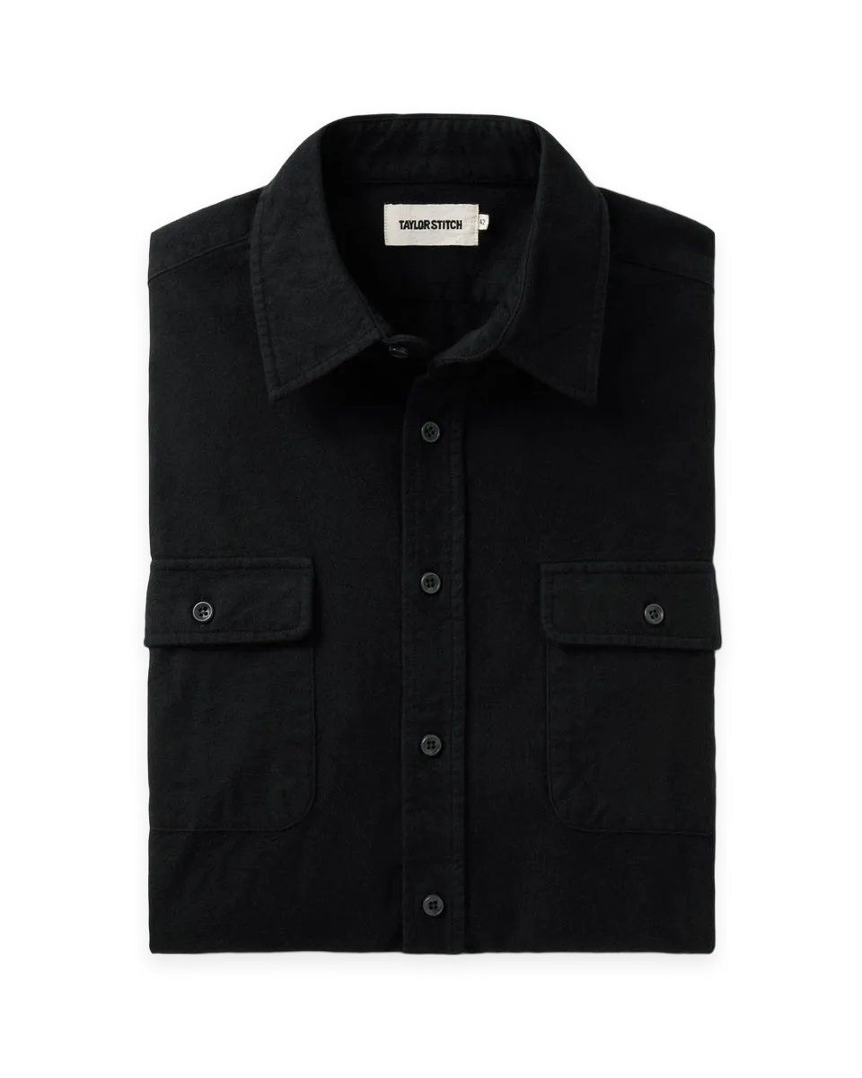 Taylor Stitch The Yosemite Shirt in Coal