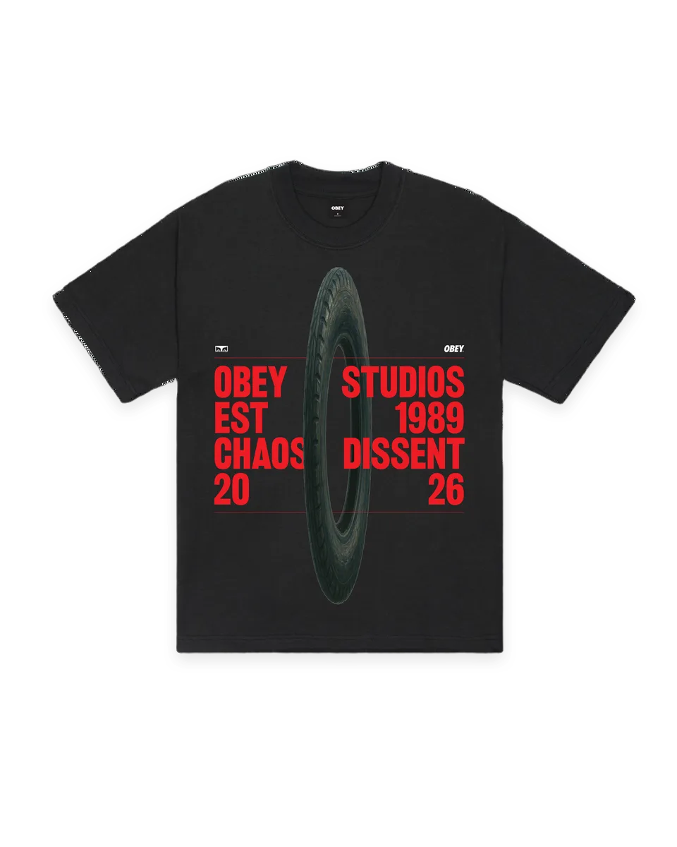 Obey STUDIOS CHAOS DISSENT HEAVYWEIGHT T-SHIRT