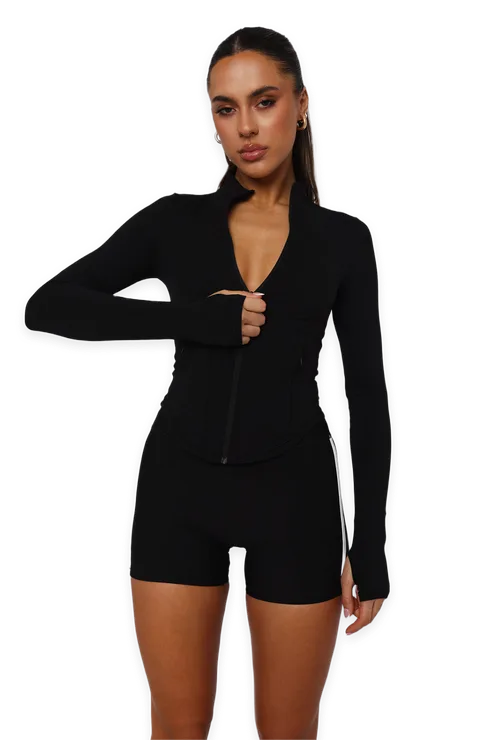 White Fox Kickoff Jacket Black