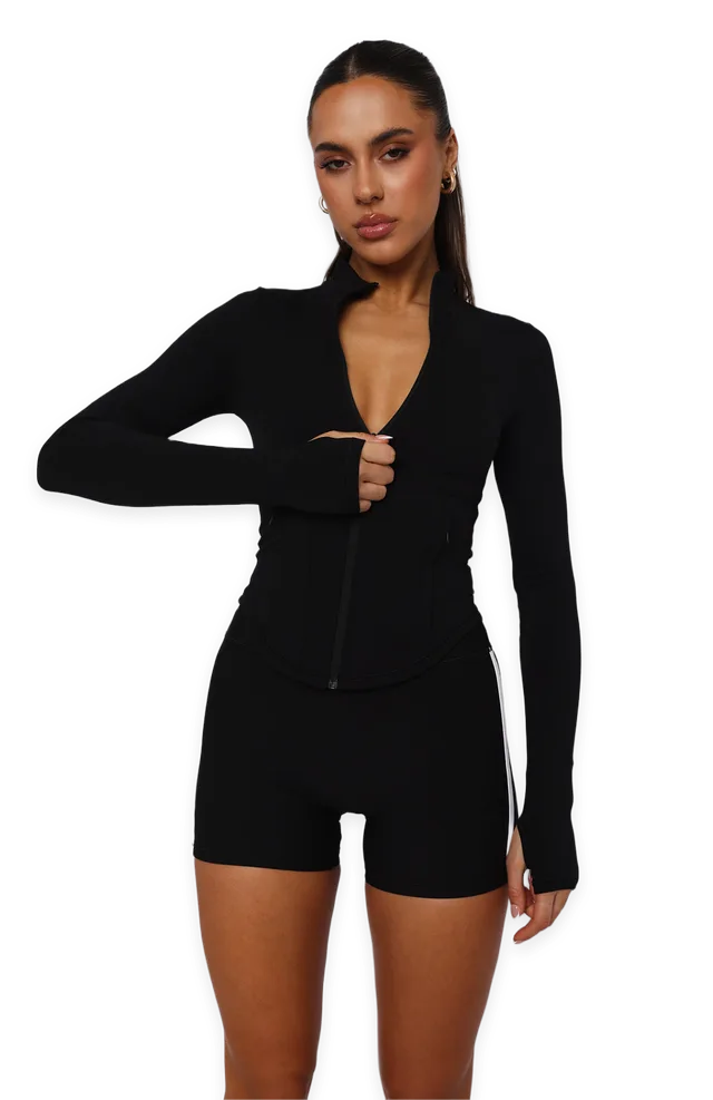 White Fox Kickoff Jacket Black