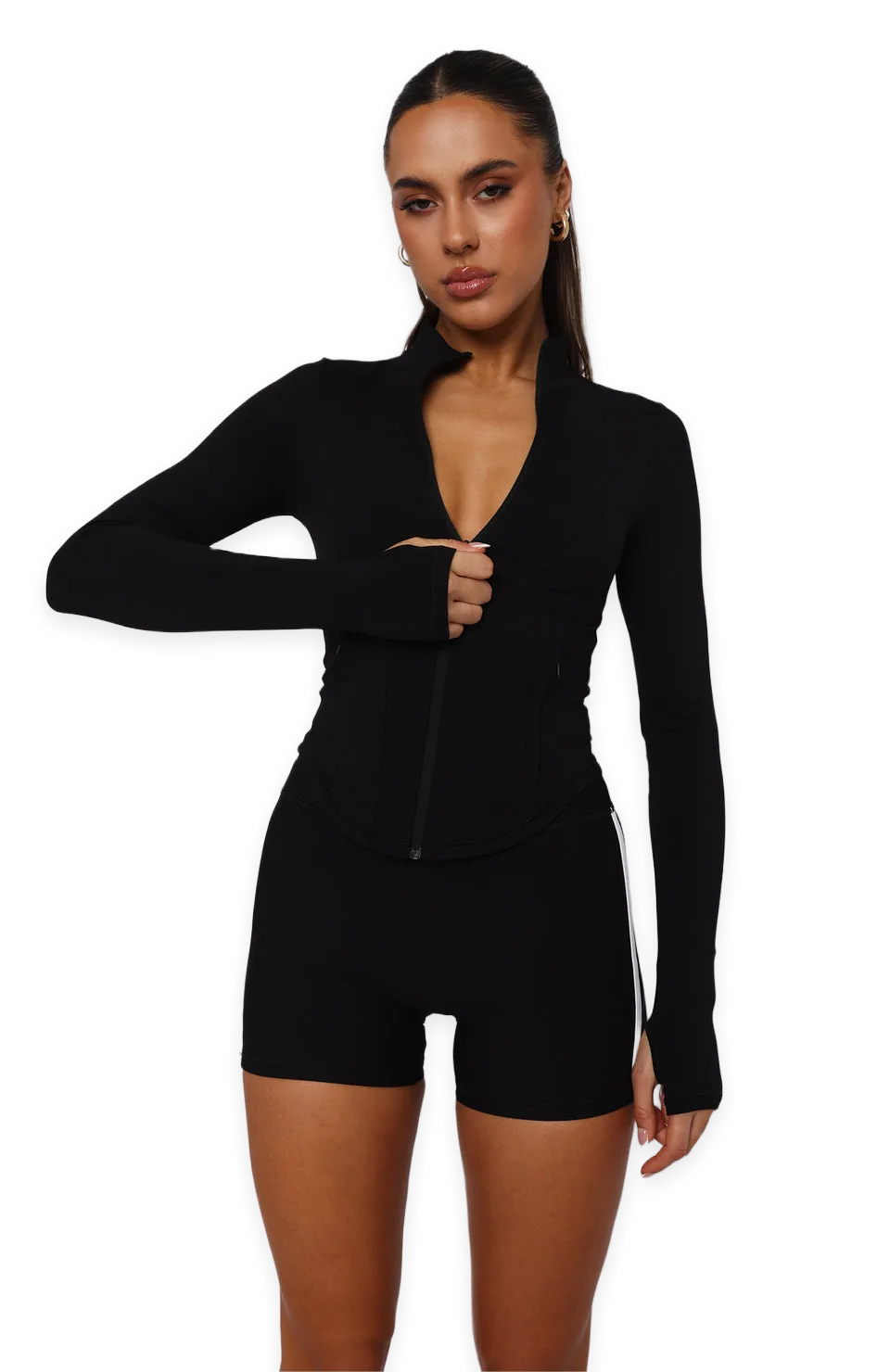 White Fox Kickoff Jacket Black, photo 2