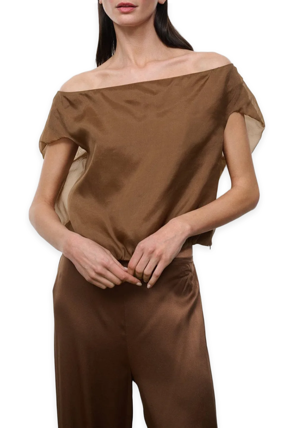 Staud Larissa Top · Cigar