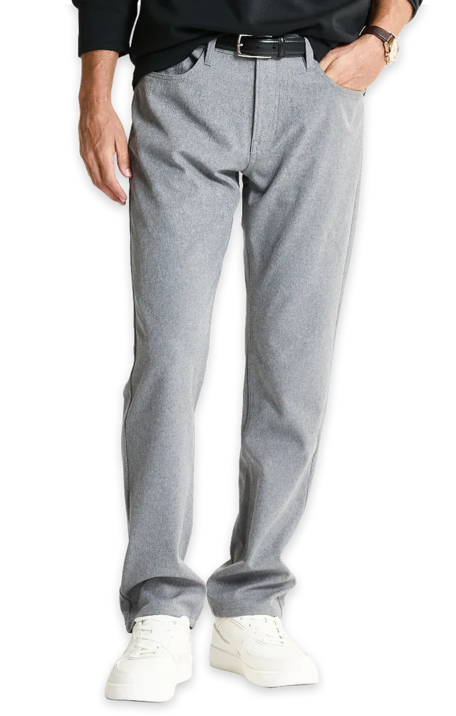 Jachs NY Heathered Stretch Performance 5-Pocket Pants