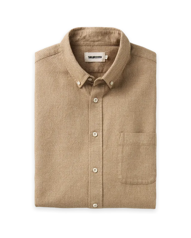 Taylor Stitch The Jack in Saffron Waffle