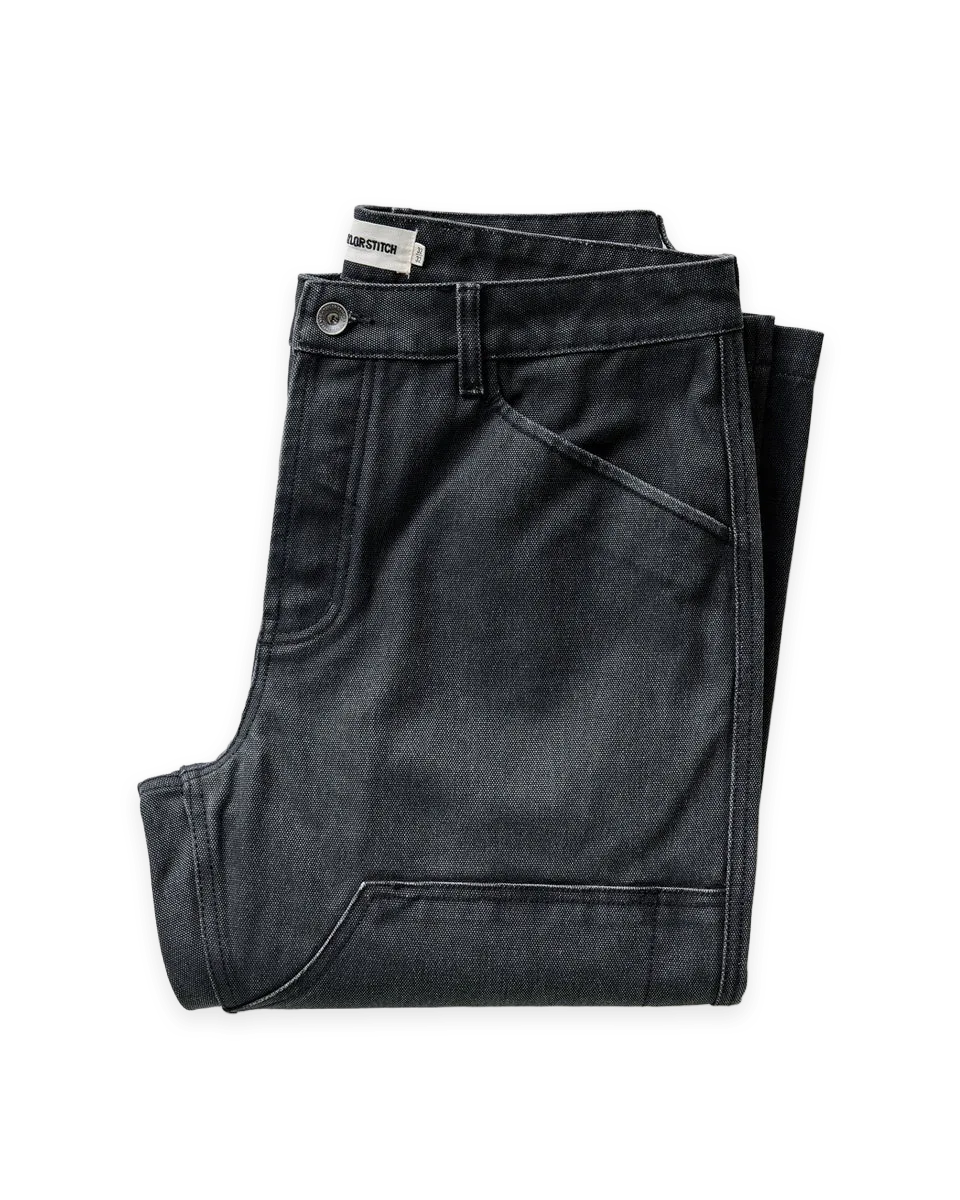 Taylor Stitch The Chore Pant in Coal Chipped Canvas