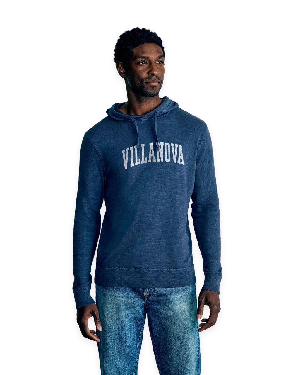 Faherty Villanova University Sunwashed Organic Hoodie