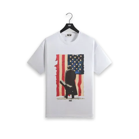 Kith Kith Records for Johnny Cash American Flag Vintage Tee