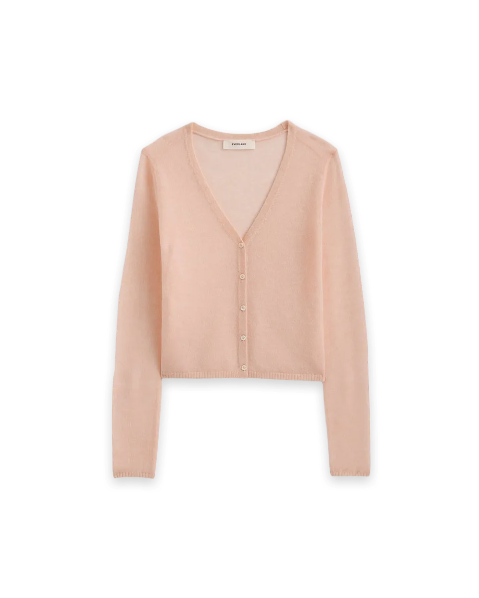 Everlane Air Alpaca Wide V Cropped Cardigan, photo 2