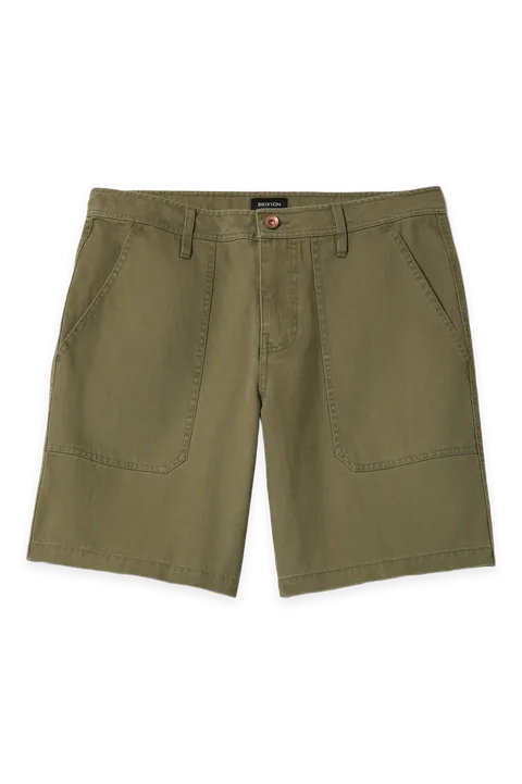Brixton Surplus Vintage Wash Herringbone Short