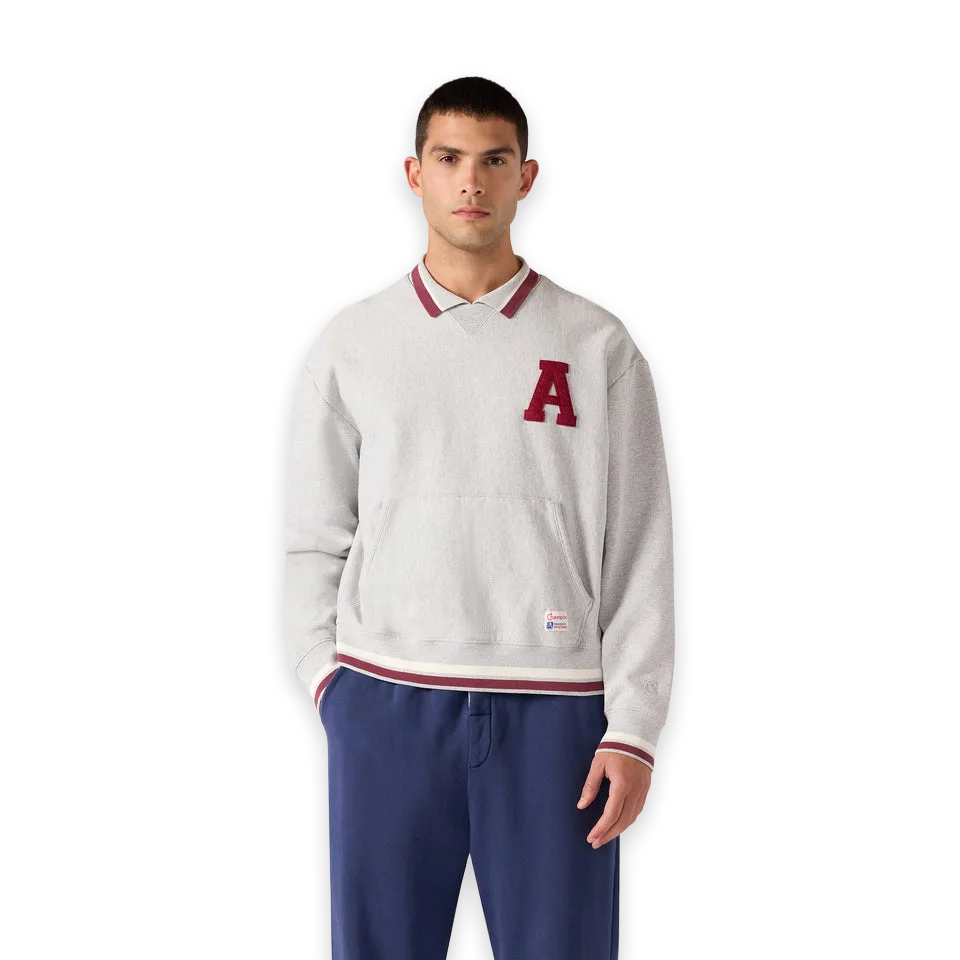 Champion Men's Knitted Polo Neck Sweatshirt