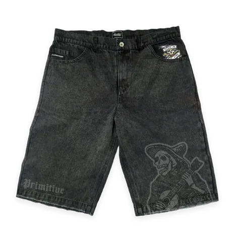 Primitive Santeria Denim Short