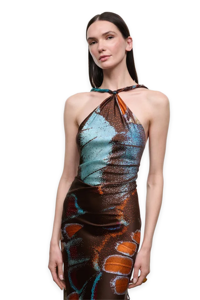 Staud Charli Silk Dress