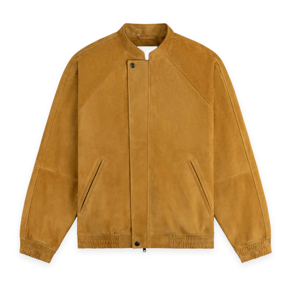 Aimé Leon Dore Suede Cafe Racer Jacket
