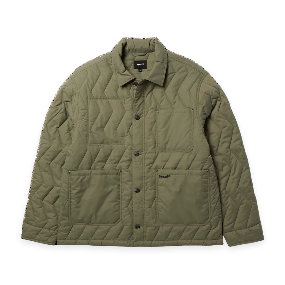 HUF Zig Zag Quilted Chore Jacket