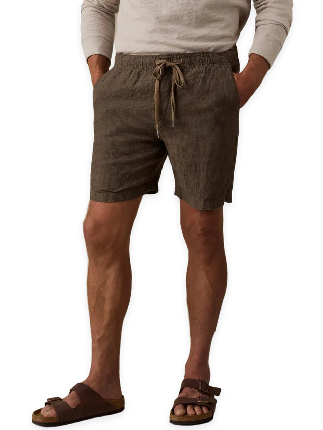 Faherty Essential Linen Short (6.5")