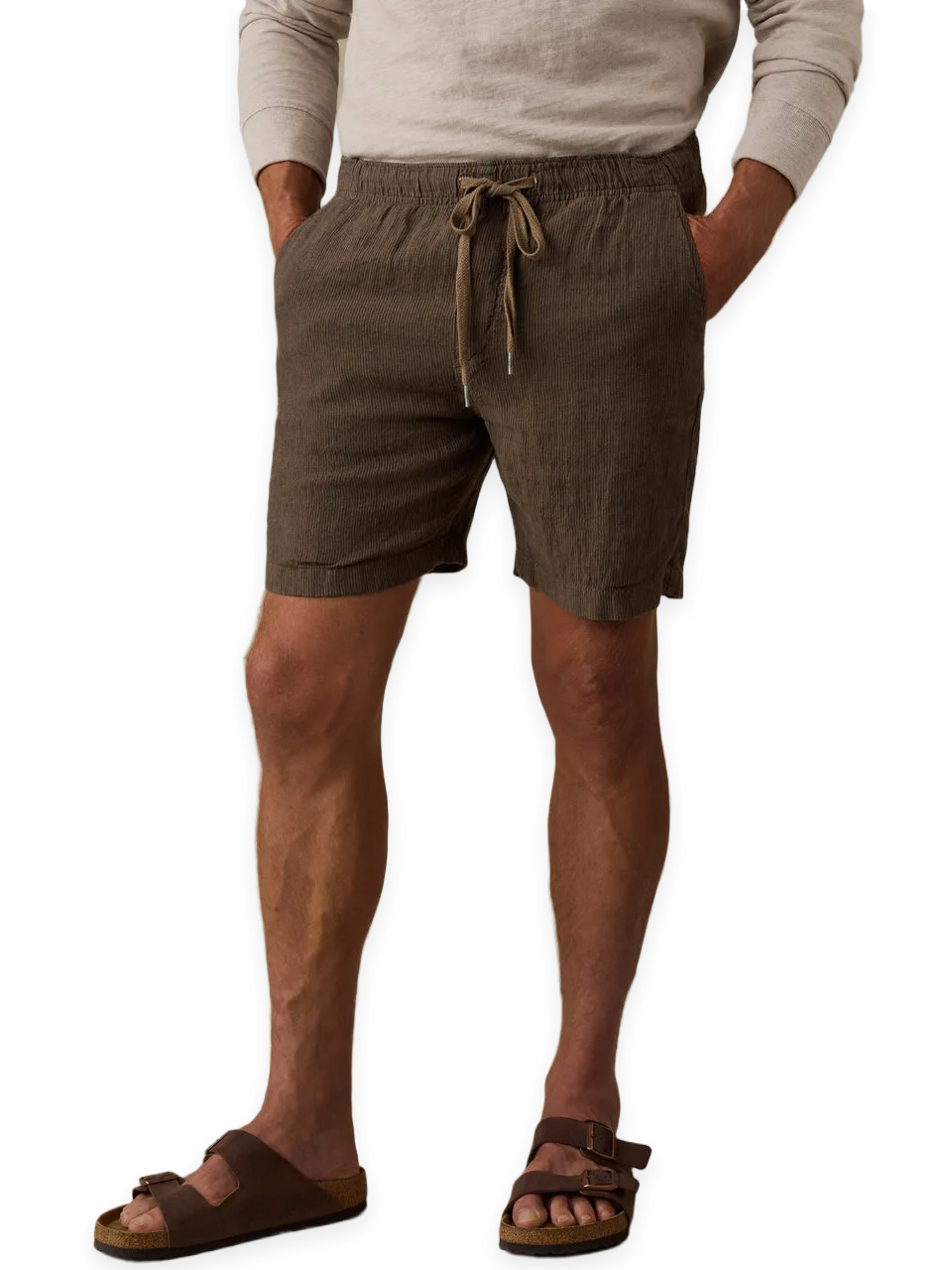 Faherty Essential Linen Short (6.5")