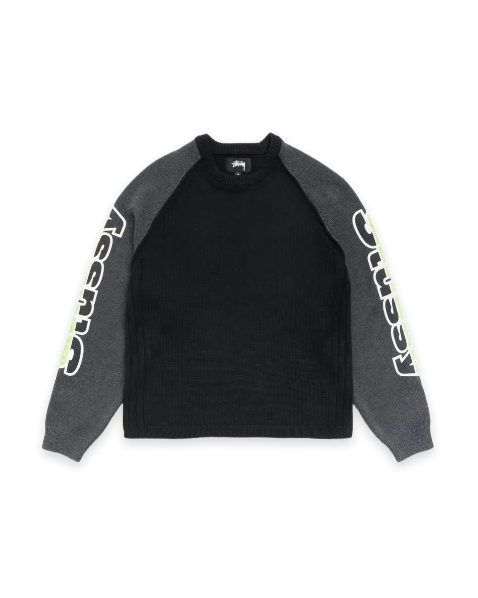 Stüssy TWO TONE RAGLAN SWEATER