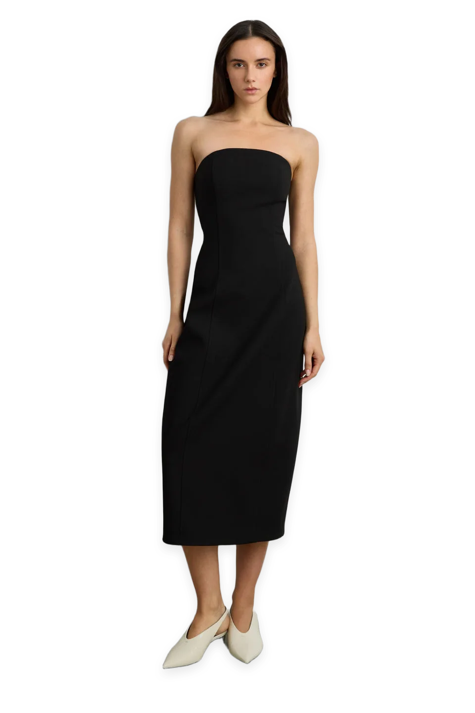 Oak + Fort BARREL TUBE TOP DRESS