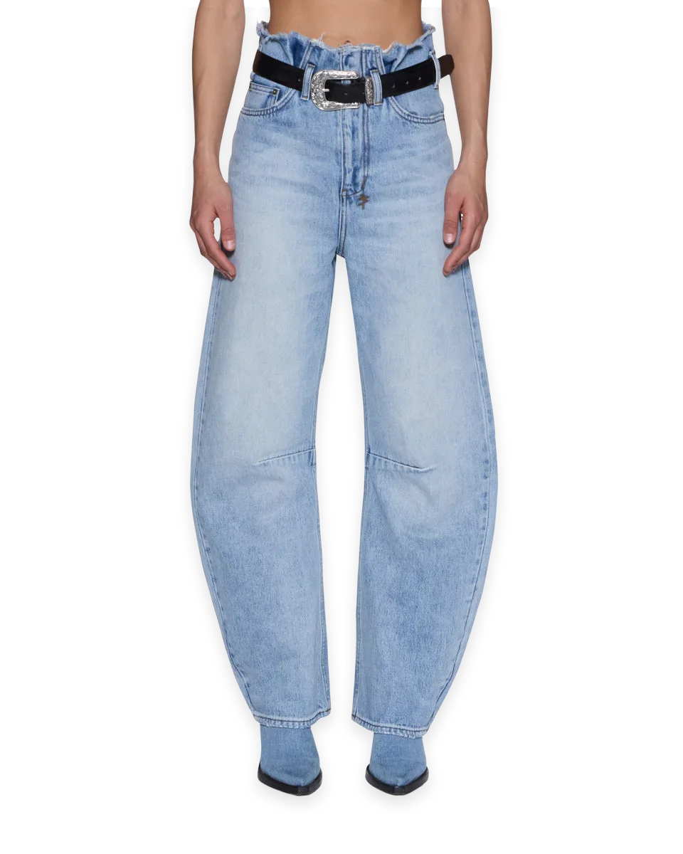 Ksubi HI BARREL JEAN CUTOFF VAPOUR