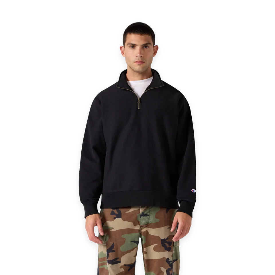 Champion Men's Knitted Half Zip Sweatshirt