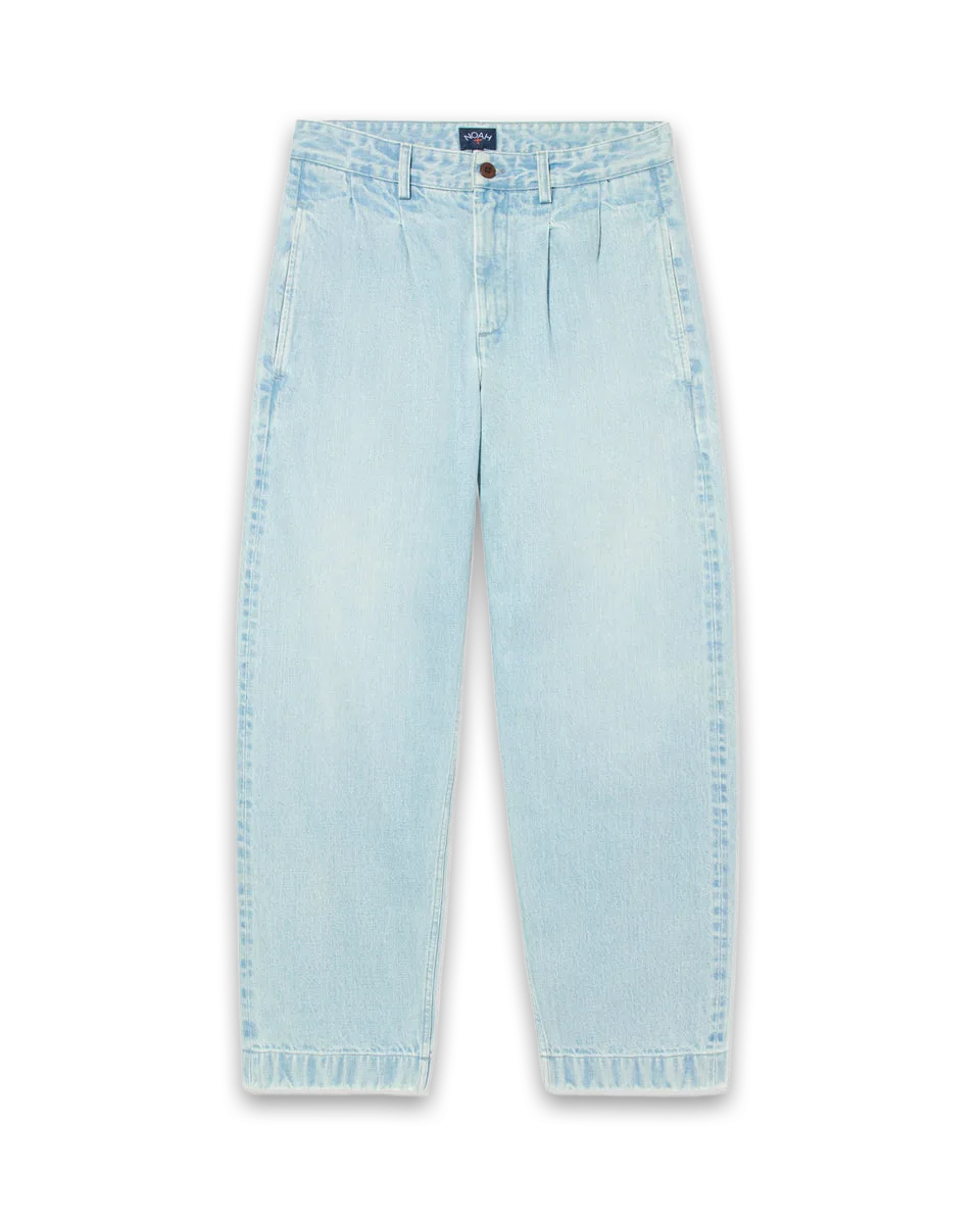 Noah Double-Pleat Denim Pant
